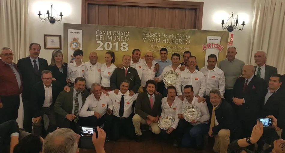 Foto 5 - Gran papel de los&nbsp;representantes del equipo espa&ntilde;ol en el Campeonato del Mundo de San Huberto  