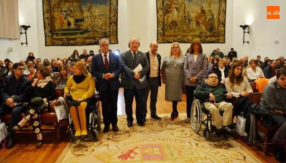 Inauguración del curso ‘Univerusal: la universidad inclusiva’, en el Aula Francisco Salinas. Foto de Lydia González