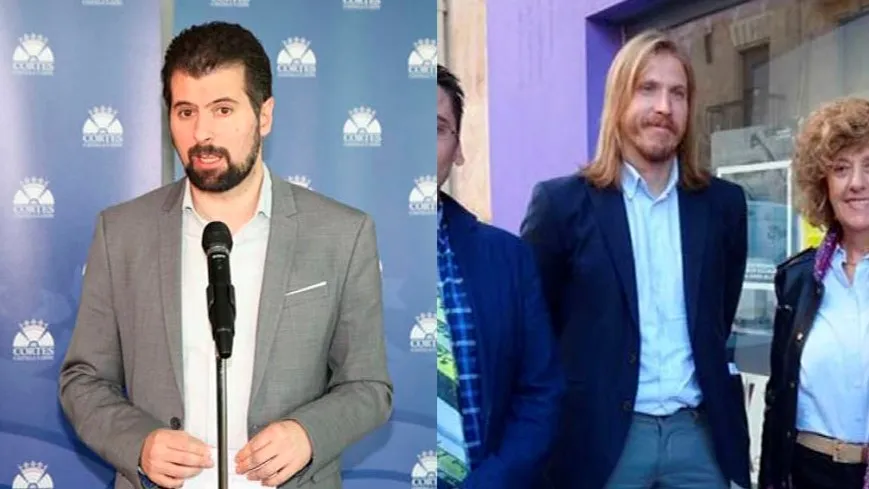 Luis Tudanca (PSOE) y Pablo Fernández (Podemos)