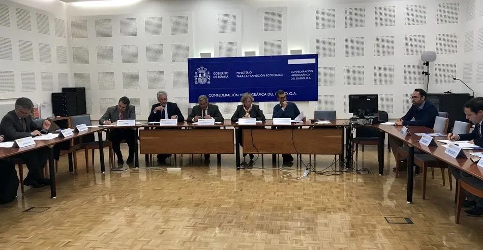 Comisión de Desembalse en la sede de la Confederación Hidrográfica del Duero