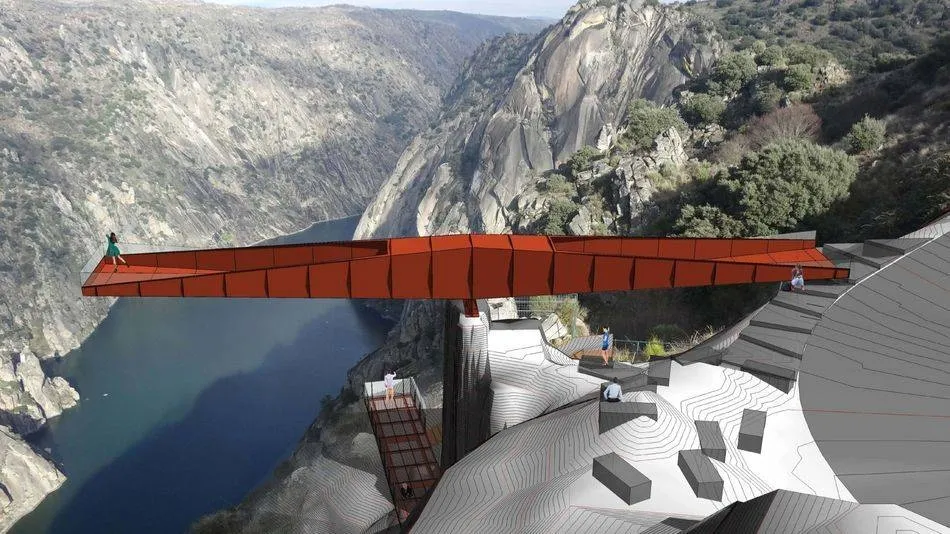 La pasarela de Aldeadávila