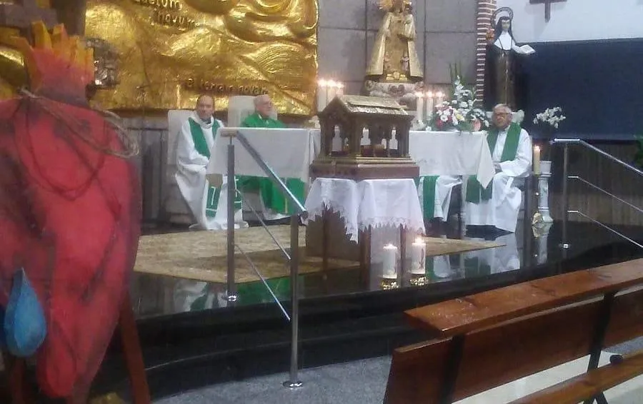 Las reliquias de Santa Margarita María de Alacoque hacen parada en Miróbriga  