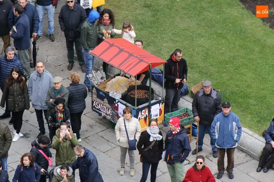 Foto 11 - Cientos de salmantinos acompa&ntilde;an a &lsquo;El Mariquelo&rsquo; en su tradicional subida a la Catedral  
