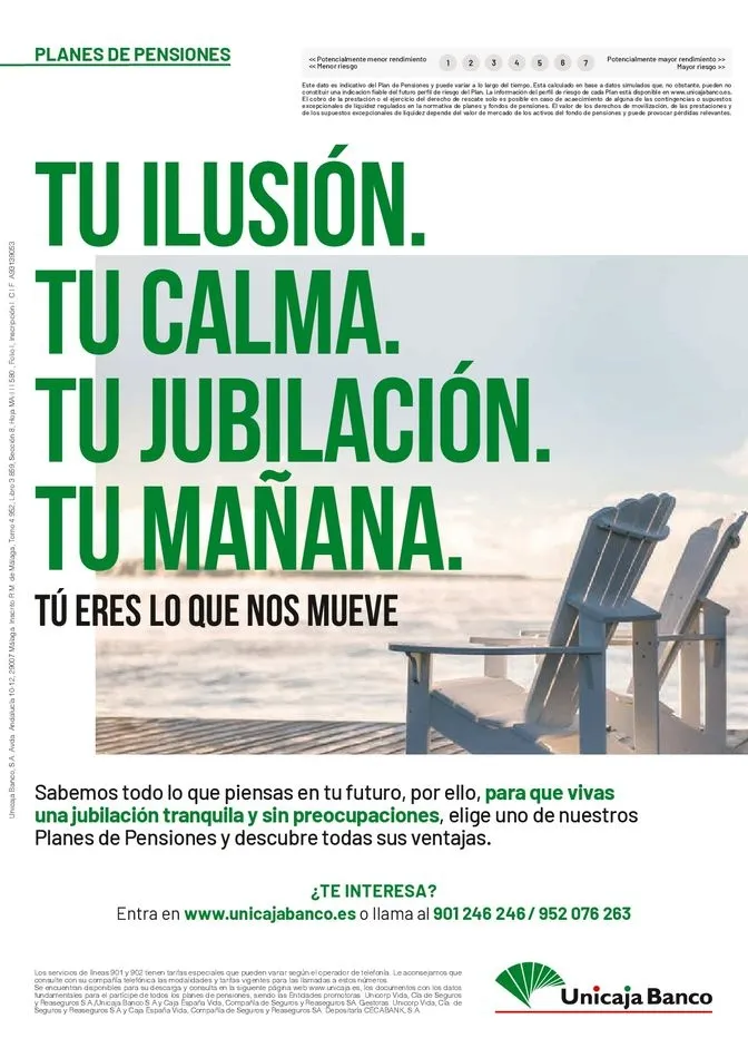 Foto 2 - Unicaja Banco lanza una nueva campa&ntilde;a de planes de pensiones con bonificaciones de hasta el 4% por ...