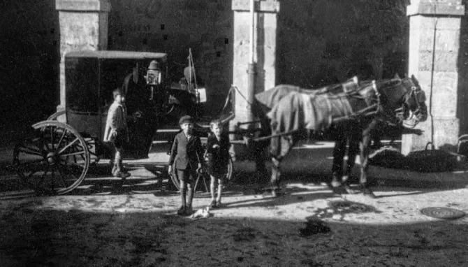 Los coches de caballos como transporte de alquiler