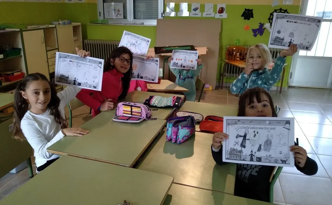 Foto 3 - Los coles de la comarca se vuelcan con la celebraci&oacute;n de Halloween  