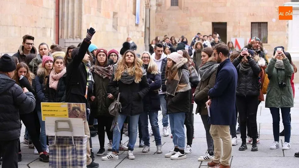 La presencia de turistas se ha incrementado en estos días en la capital charra