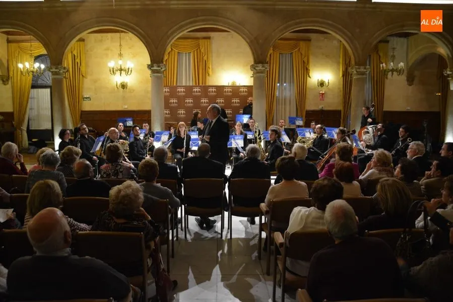 Banda Municipal en el Casino de Salamanca / Foto: Lydia González.