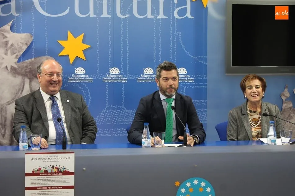 Enrique Cabero, Julio López y Ángela Calvo