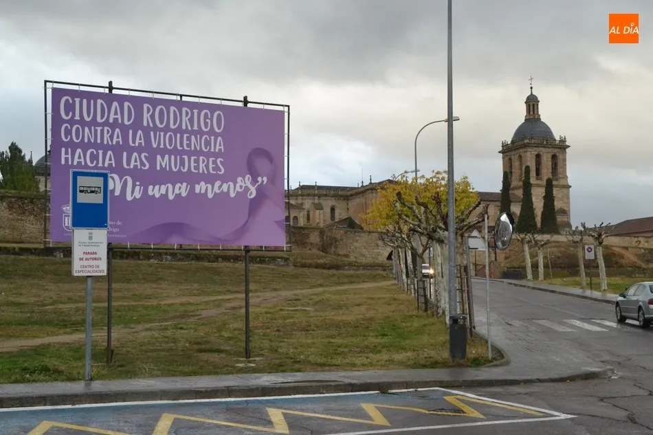 Foto 2 - 1Foto: Ciudad Rodrigo se empieza a te&ntilde;ir de morado  