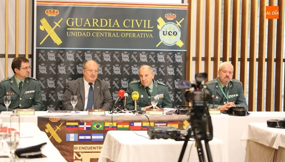 Inauguración del III Encuentro Iberoamericano Anti-Secuestro que se celebra en Salamanca. Fotos: Alberto Martín