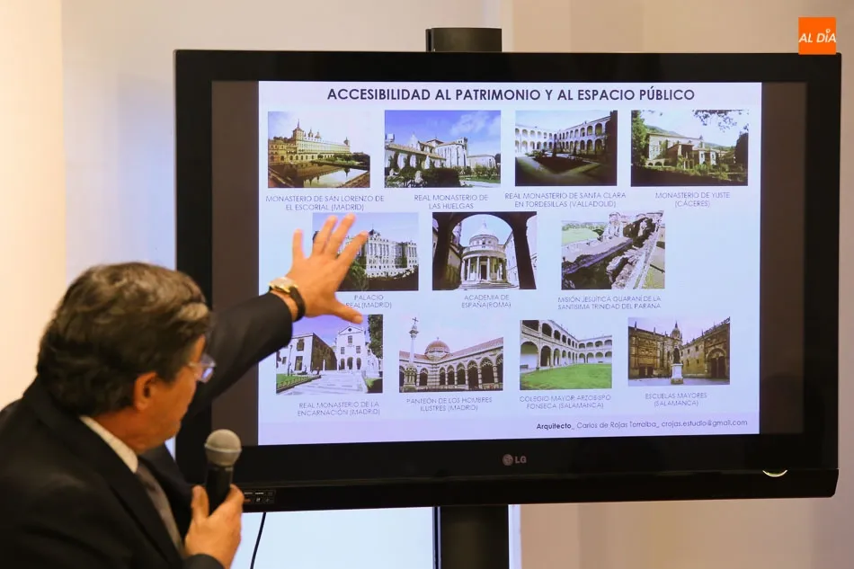 Foto 3 - El Edificio Hist&oacute;rico de la USAL y el Colegio Fonseca se suman al patrimonio accesible para todos