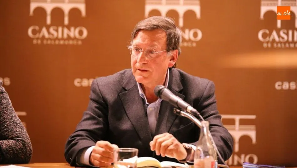 Joaquín Araujo, en una de sus visitas a Salamanca