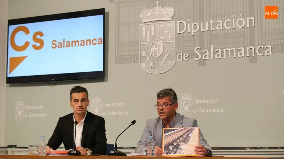 Jesús de San Antonio y Manuel Hernández, diputados de Ciudadanos. Foto: Alberto Martín