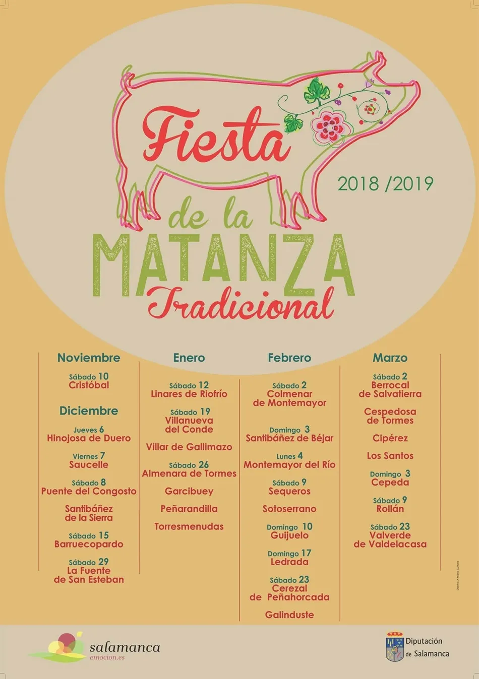 Una treintena de municipios celebran este año la Fiesta de la Matanza Tradicional