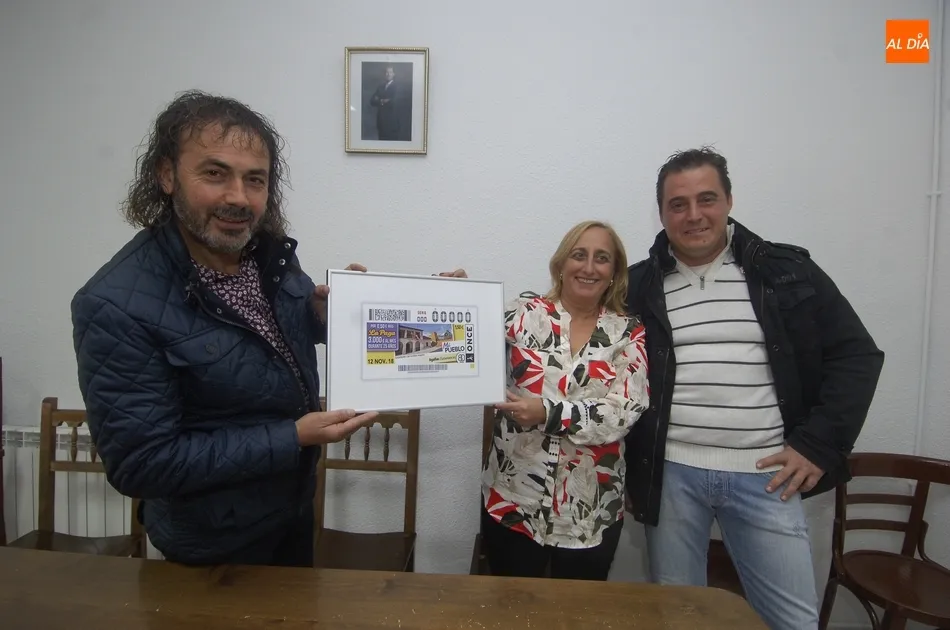 Presentación del Cupón en la Casa Consistorial de Agallas | Fotos Adrián Martín