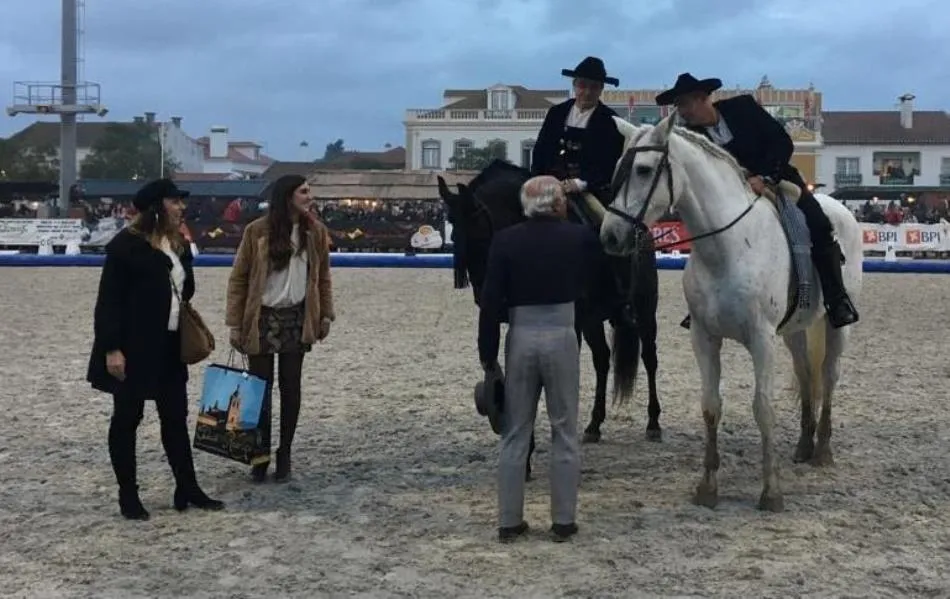Foto 2 - Mir&oacute;briga devuelve la visita ecuestre a la localidad portuguesa de Goleg&atilde;  