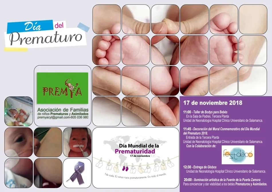 Foto 2 - Premya celebrar&aacute; el pr&oacute;ximo s&aacute;bado el D&iacute;a Mundial de la Prematuridad