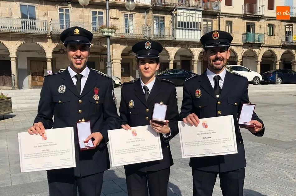 Los agentes han recibido la Medalla al Mérito Policial en Béjar