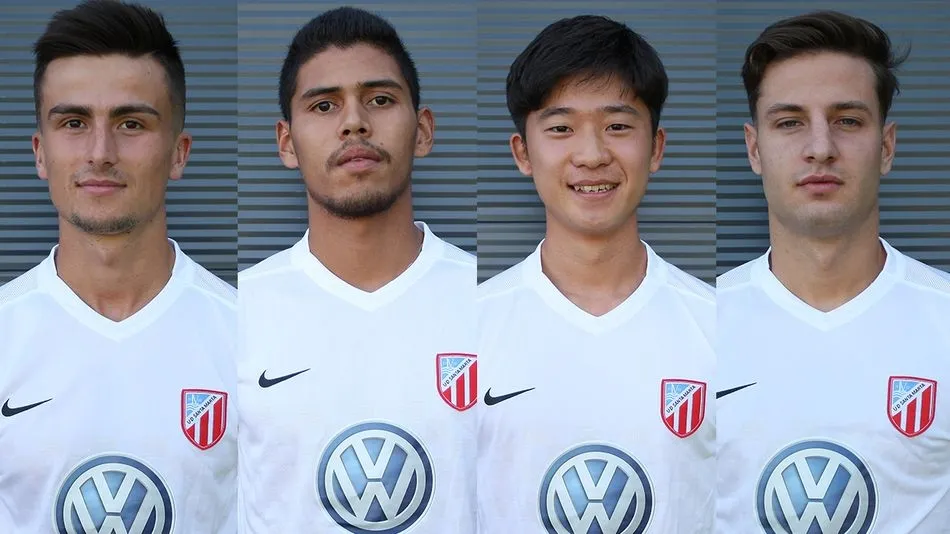 Montaje en el que aparecen por orden Montes, Juampa, Nam y Nacho.