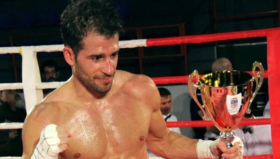 Manuel García Sánchez, tras ganar una competición.