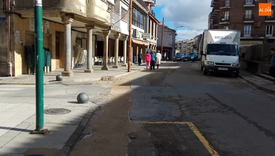 Plaza de España, una de las zonas que verá mejorado el firme pasado el invierno