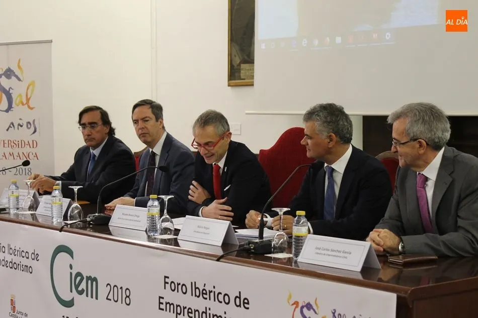Inauguración del Foro Ibérico de Emprendimiento en el Colegio Arzobispo Fonseca