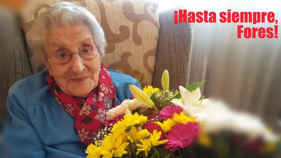 Fores en la celebración de su último cumpleaños