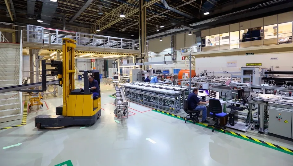 Interior de la fábrica de Enusa en Juzbado