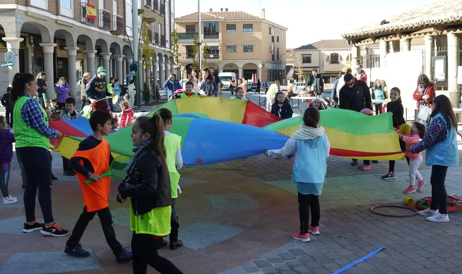 Celebración del Día Universal del Niño en Carbajosa el año pasado o