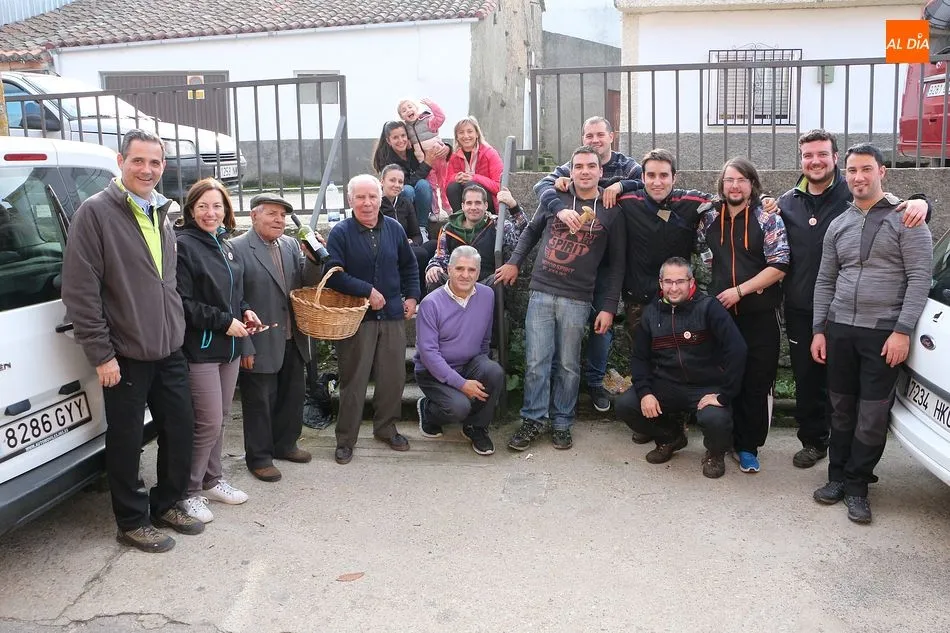 Los participantes disfrutaron de una agradable jornada de naturaleza y gastronomía en Linares de Riofrío