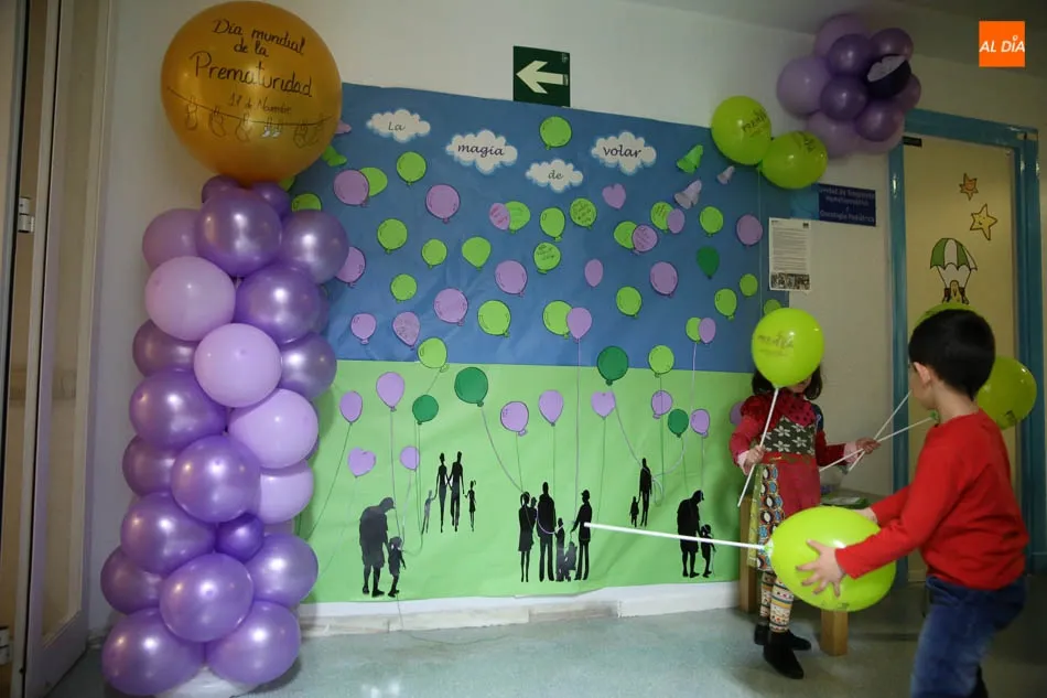 Foto 2 - Premya celebra el D&iacute;a Mundial de la Prematuridad en el Hospital Cl&iacute;nico de Salamanca  