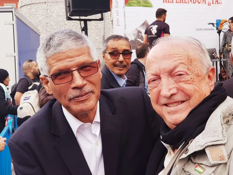 Foto 3 - Salmantinos se manifiestan en Madrid en defensa del S&aacute;hara Occidental