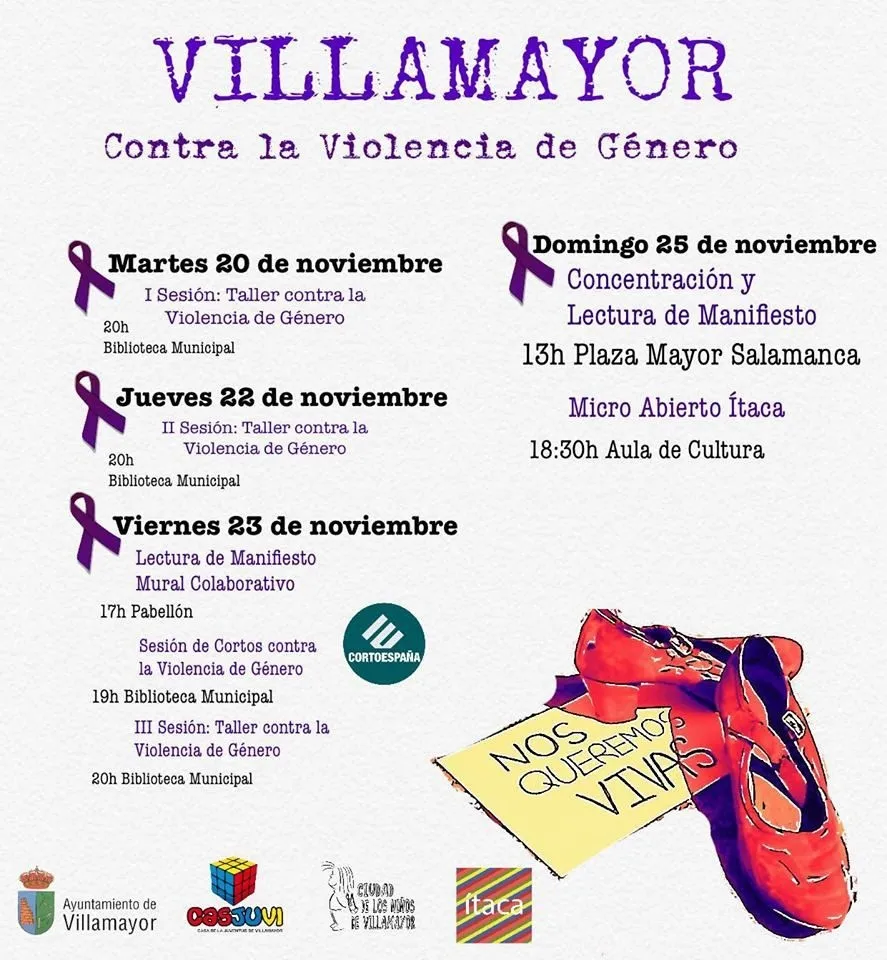 Foto 2 - Villamayor se une contra la violencia de g&eacute;nero