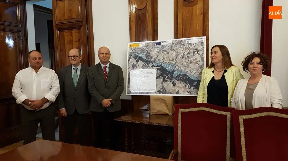 Celestino Sánchez, Alejandro Alonso, Jorge Llorente, Virginia Bárcones y Encarnación Pérez