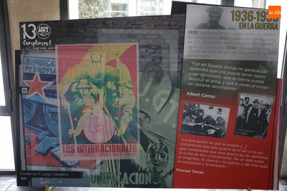 Foto 11 - UGT recuerda sus 130 a&ntilde;os de historia con una exposici&oacute;n que recoge &ldquo;las luchas y logros para...