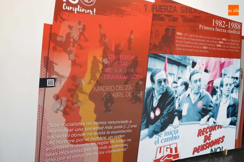 Foto 10 - UGT recuerda sus 130 a&ntilde;os de historia con una exposici&oacute;n que recoge &ldquo;las luchas y logros para...