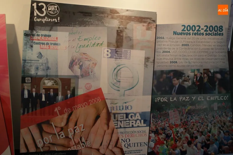 Foto 5 - UGT recuerda sus 130 a&ntilde;os de historia con una exposici&oacute;n que recoge &ldquo;las luchas y logros para...