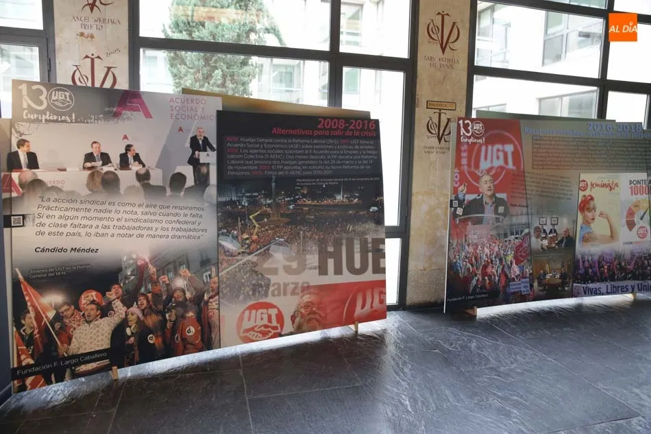 Foto 3 - UGT recuerda sus 130 a&ntilde;os de historia con una exposici&oacute;n que recoge &ldquo;las luchas y logros para...