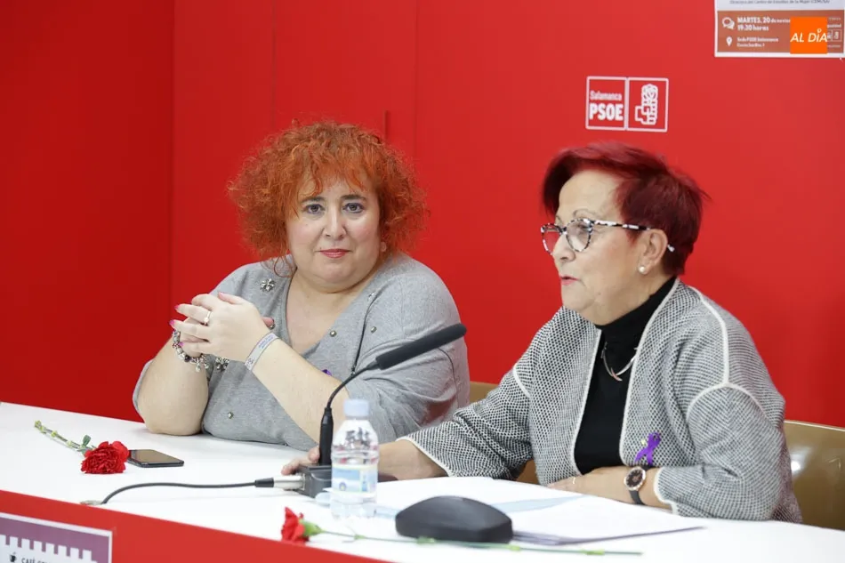 Foto 2 - Asunci&oacute;n Iglesias y Marta del Pozo ofrecen una coloquio sobre violencia de g&eacute;nero  