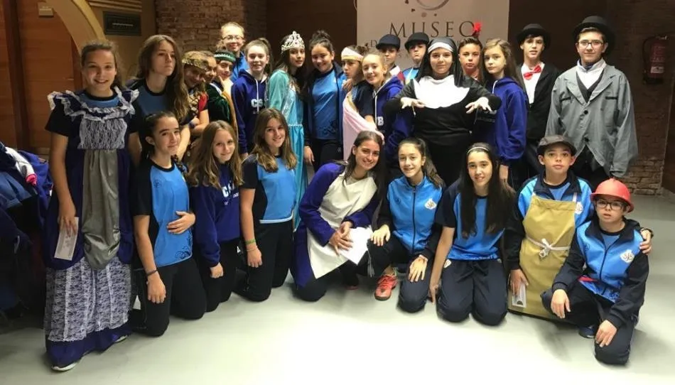 Alumnos del colegio San Juan Bosco en el Museo del Comercio