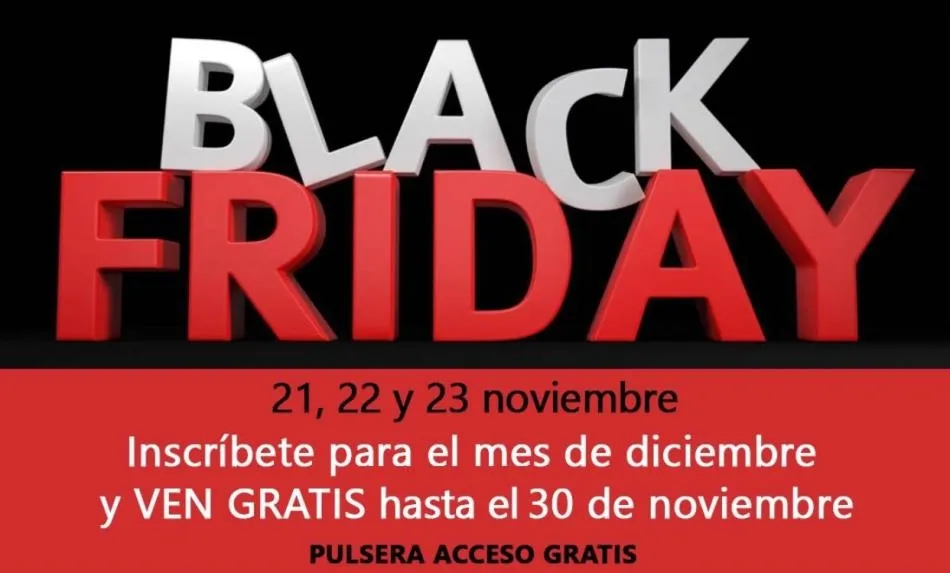 El Centro Acuático lanza una promoción especial con motivo del Black Friday  