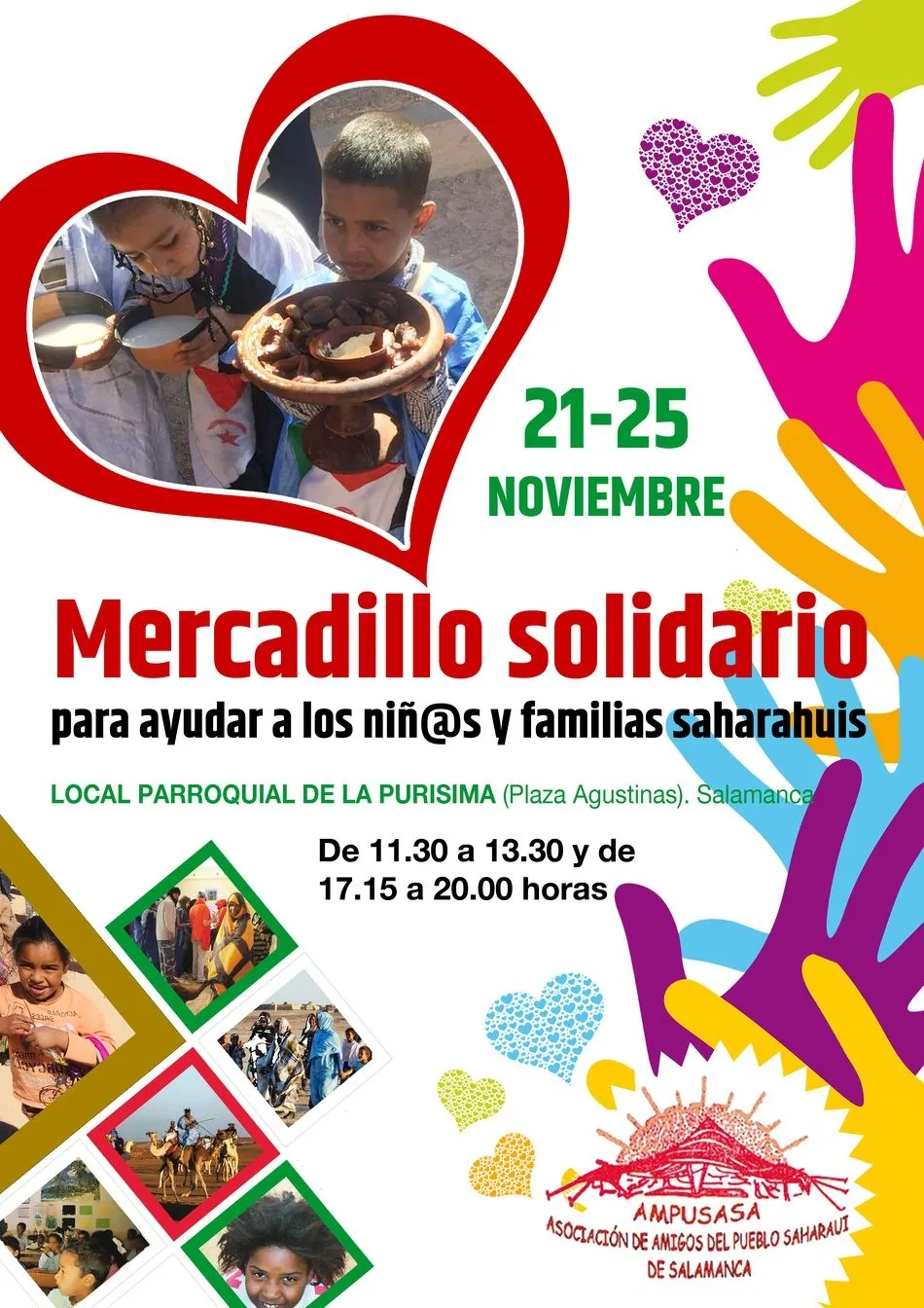 Foto 2 - El mercadillo de AMPUSASA ayudar&aacute; a financiar el programa &lsquo;Vacaciones en Paz&rsquo;  