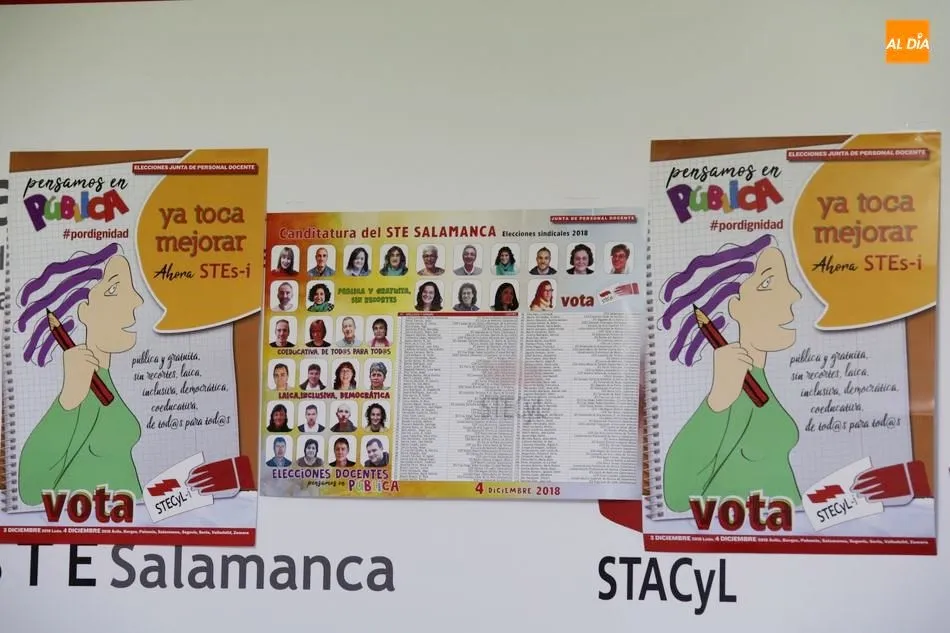Foto 6 - STE presenta una candidatura que aboga por la "escuela p&uacute;blica, laica, gratuita e inclusiva"