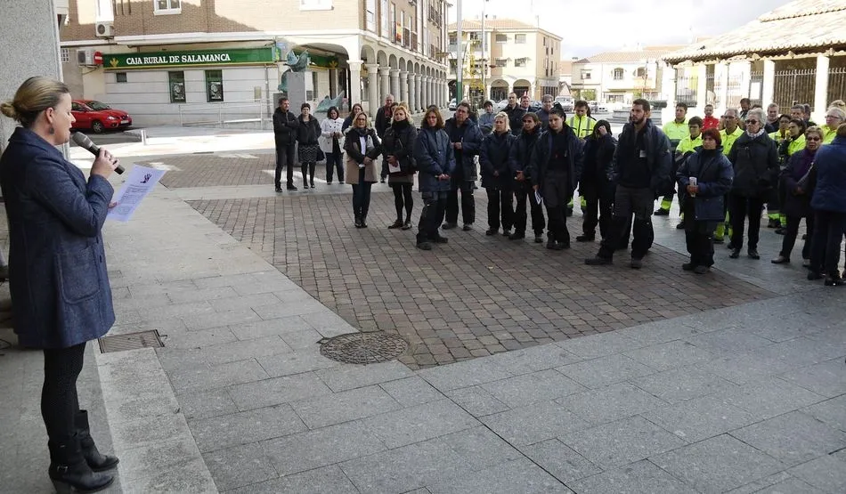 Lectura del manifiesto contra la violencia de género el año pasado