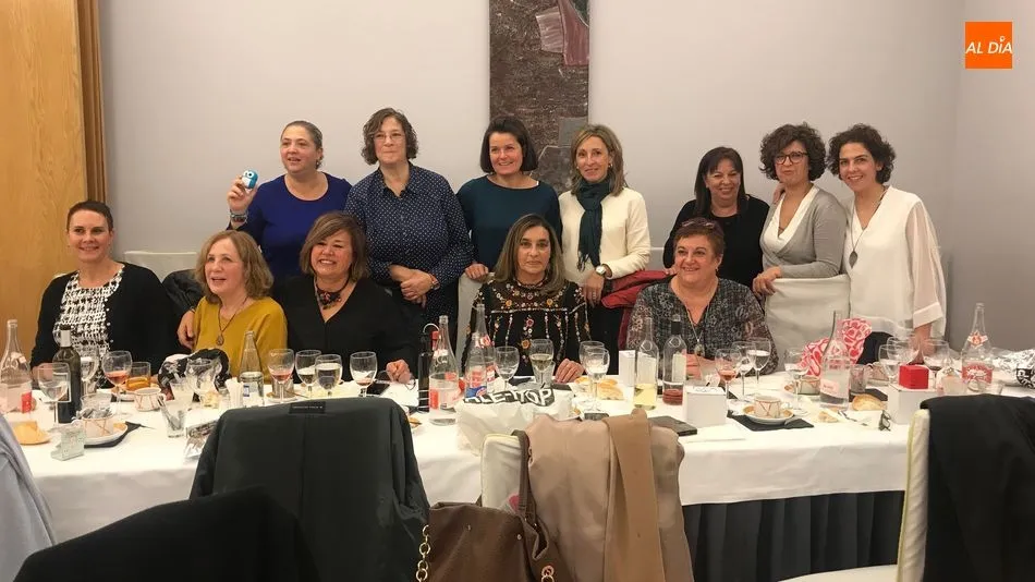 Las trabajadoras de la Segunda Planta, durante la celebración.