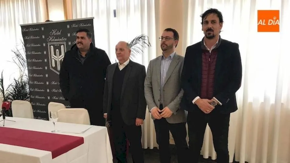 Miguel Ángel Sandoval, Ludivino Pérez, Andrés Sánchez y Ángel Caamaño Tom