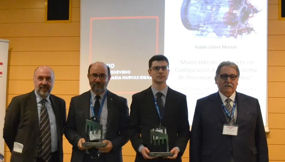 Entrega del premio Torres Quevedo a Pablo Gilart