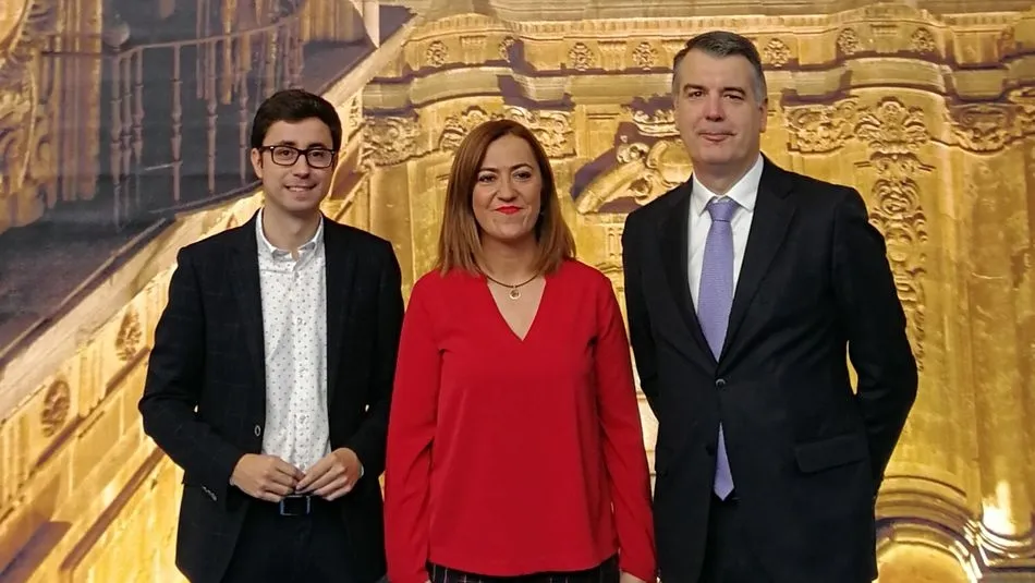 José Luis Mateos, Virginia Barcones y Alberto Alonso.