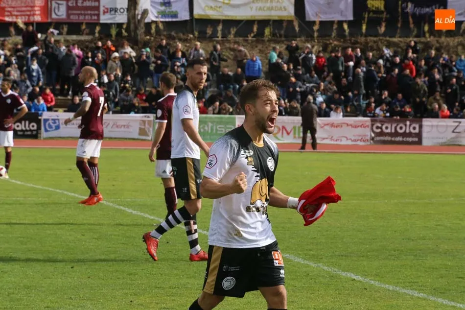 Unai Hernández celebra el gol conseguido